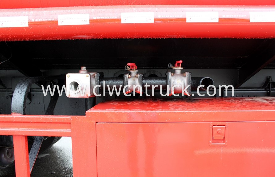 water tank truck water pump